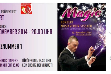 "Magic Tickets" Nr. 1 fr die 366 Pltze.